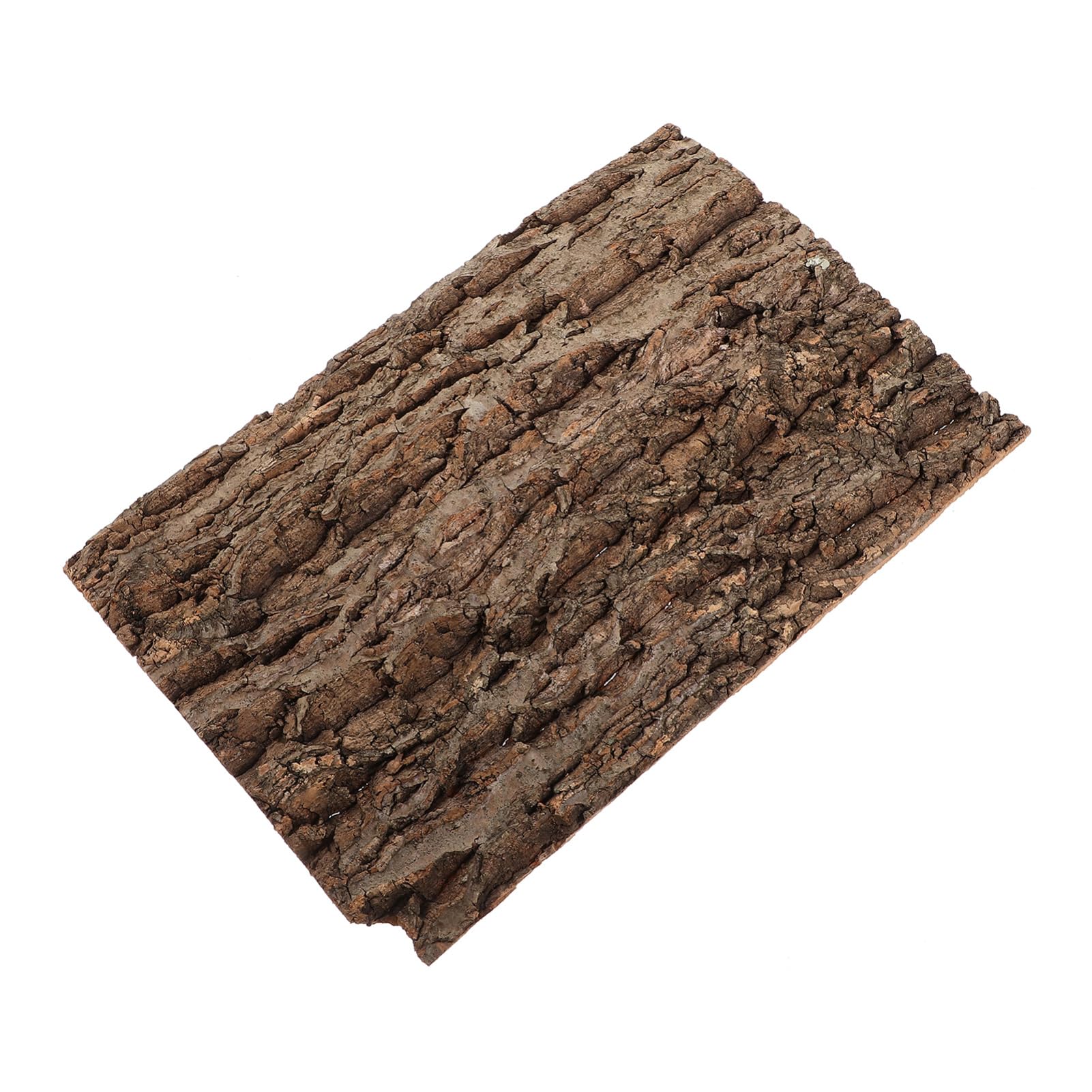 BELLIFFY Cork Bark Background for Reptile Tanks Lightweight Terrarium Decoration Reusable Bark Backdrop Safe Material Versatile Aquarium Wall Decor