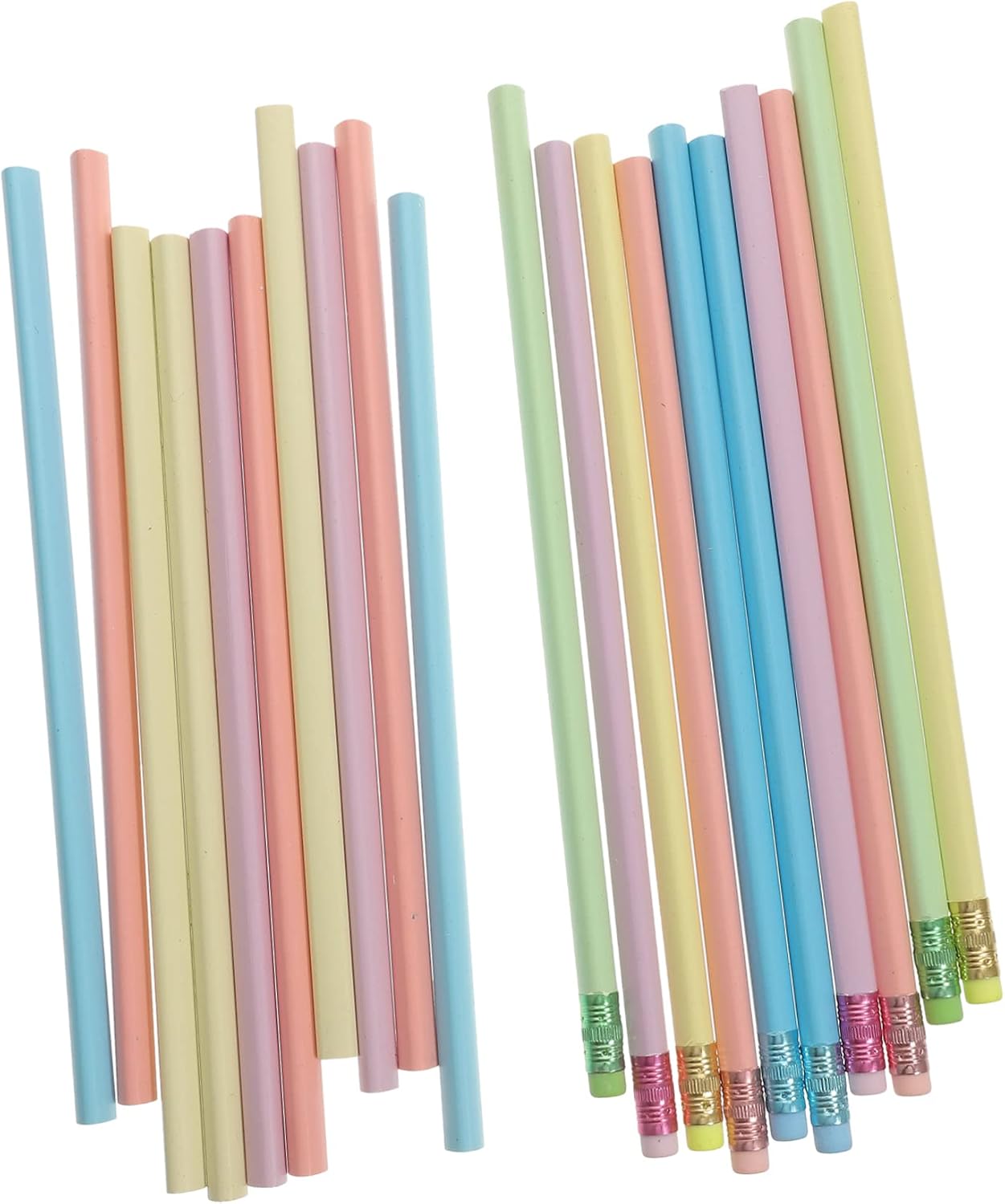 ERINGOGO 20-Pack Macaron Color Triangular Pencils for Boys and Girls Comfortable Grip Smooth Writing for Students and Toddlers Drawing and Writing