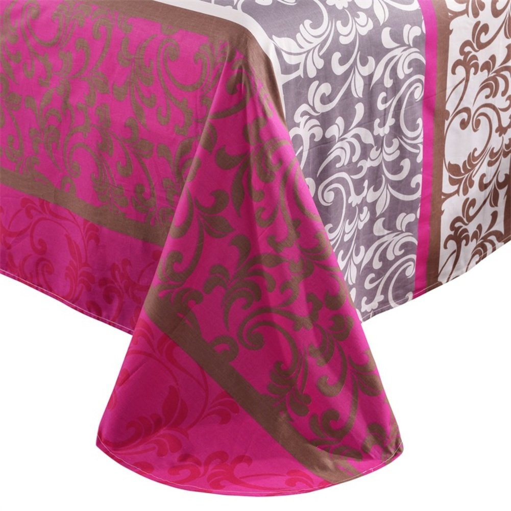 Feuilles de coton pur imprimé 200x230cm et couverture de lit