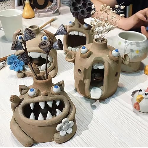 Miniatura 3 de Arcilla polimérica, no tóxica, 4.4 libras con 24 herramientas de cerámica y pinceles de pintura, ideal para modelar, esculpir, vacaciones, proyectos