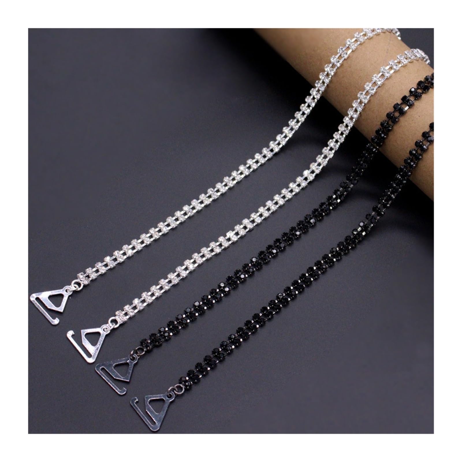 Bretelles Chaîne Soutien-Gorge Cristal Brillant 2 Pièces - Accessoires Robe Mariage Strass