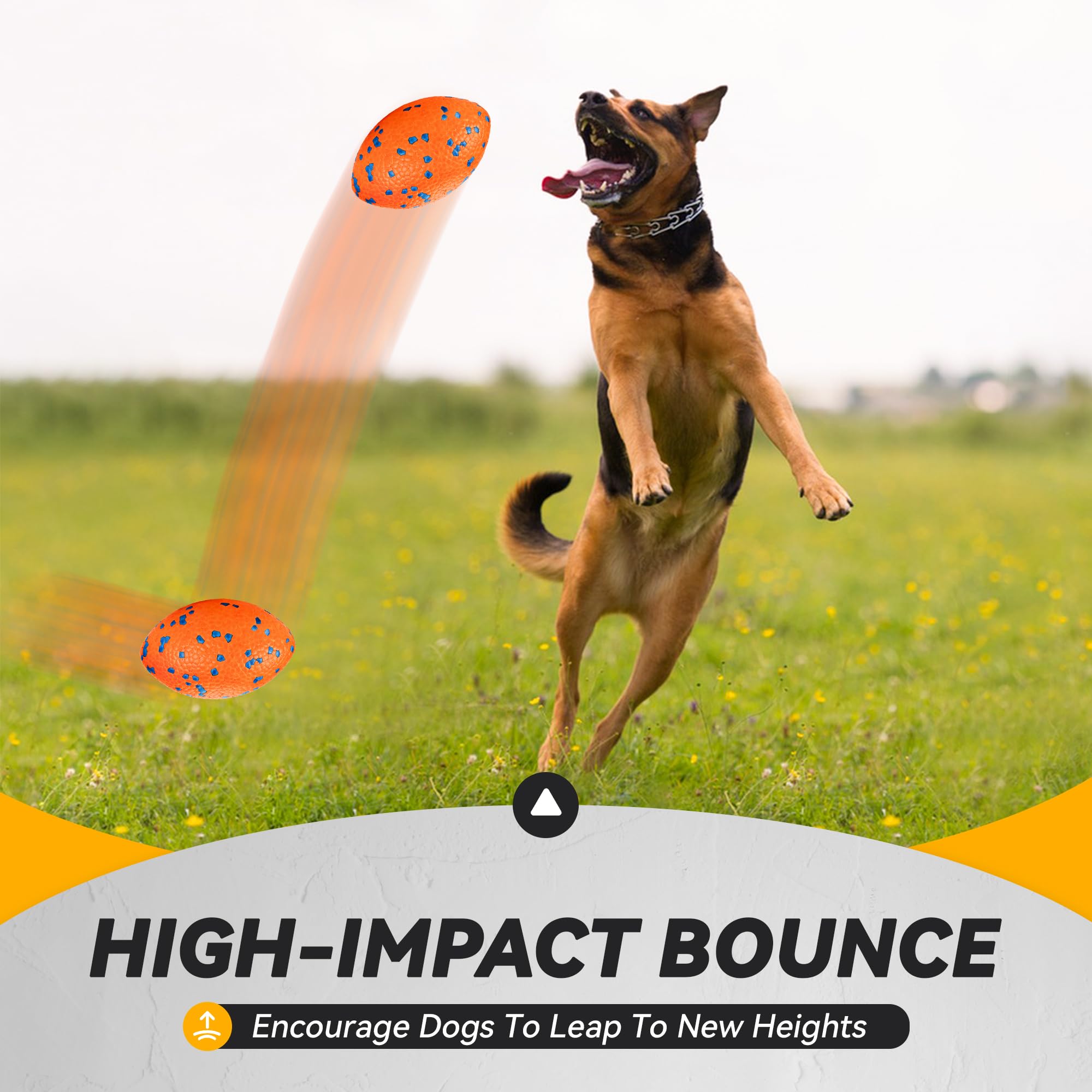 Jouet Foot Pour Chien Avec Effet Sonore - Ballon à Mâcher Avec Sangle - Pour Chiens Petits Et Moyens
