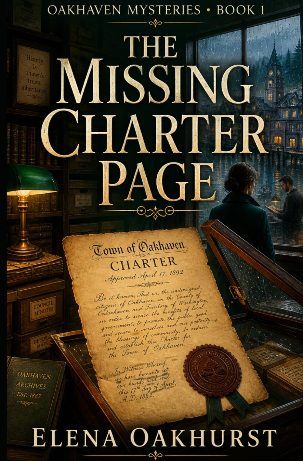 The Missing Charter Page: A Romantic Cozy Mystery (Oakhaven Mysteries)