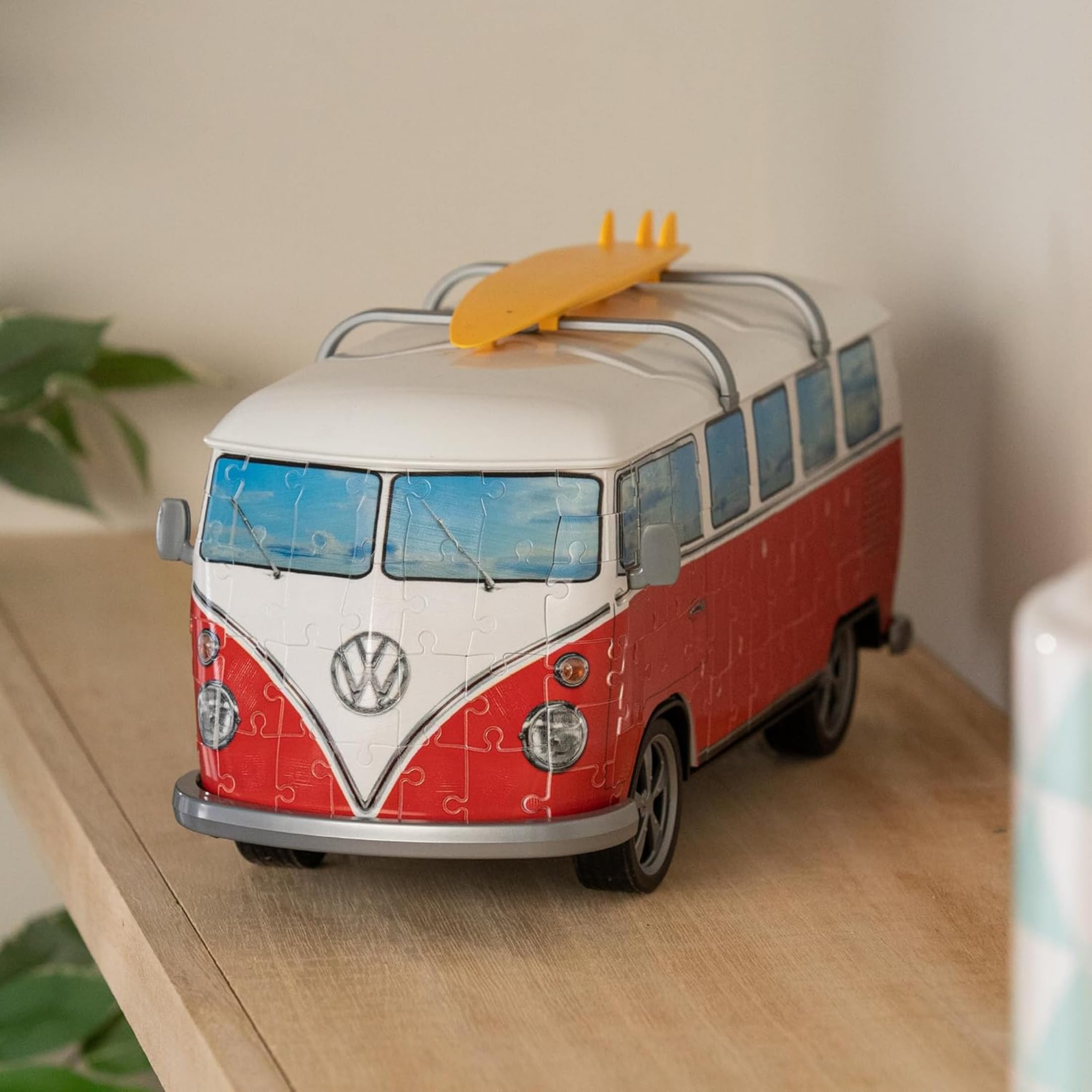 Ravensburger - Puzzle 3D Camper Volkswagen, Maqueta 187 Piezas