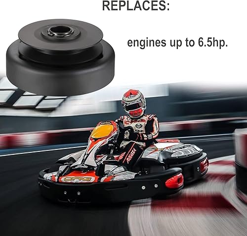 Miniatura 4 de Embrague centrífugo Go Kart de 34 pulgadas de diámetro para cinturón estilo AB de 12 pulgada compatible con Carter Go Karts Mini Bicicletas
