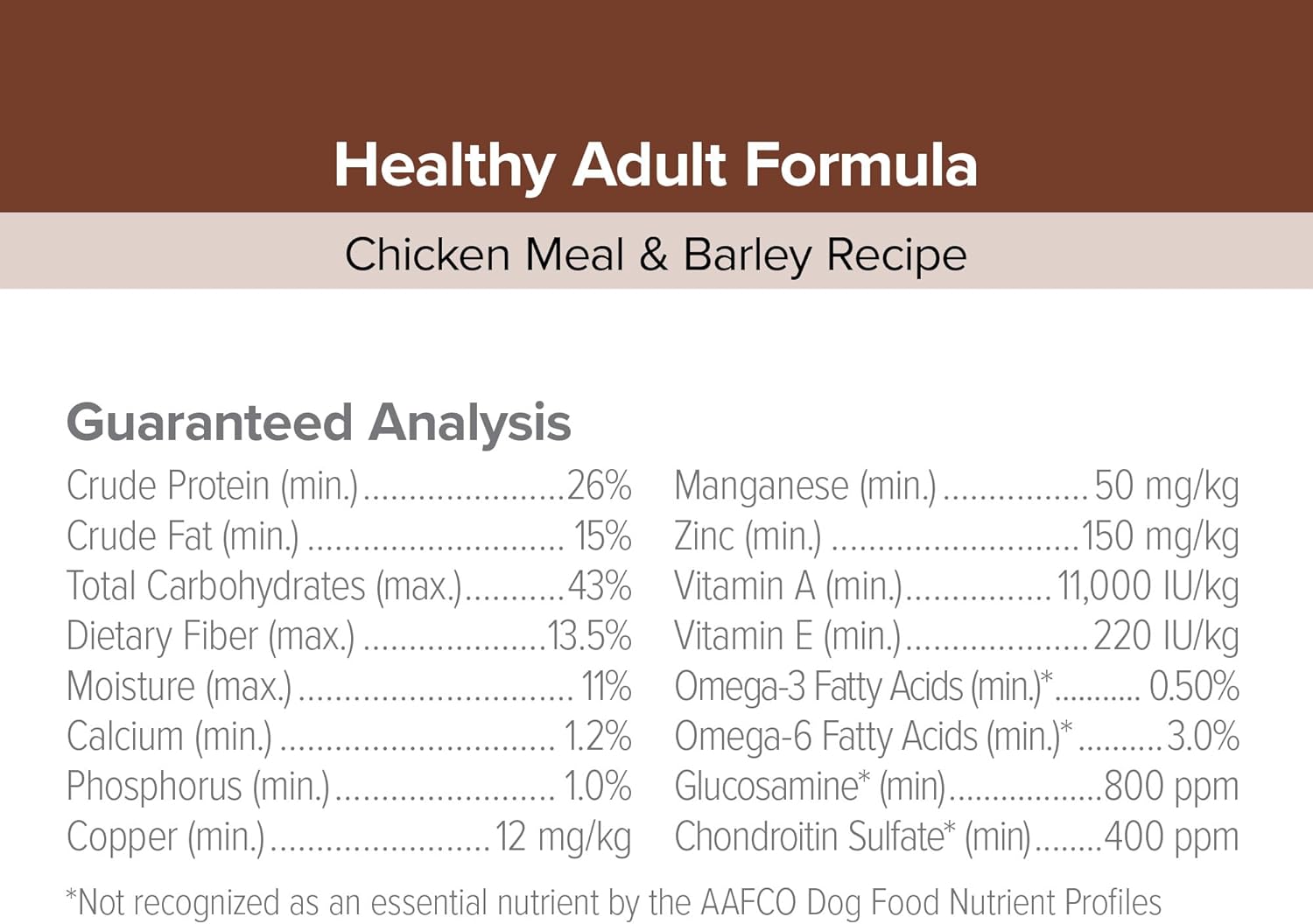 ENTRUST Adult Dog Food | Real Chicken & Barley, Enriched with Super Foods, Antioxidants and Probiotics | No Wheat or Soy | 35 Pound Bag