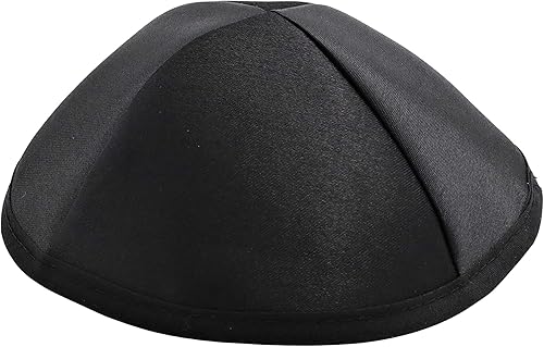 Miniatura 5 de Yarmulke - Gorro de satén para hombre y niño, tamaño 7.5 in, sombrero judío Yamaka