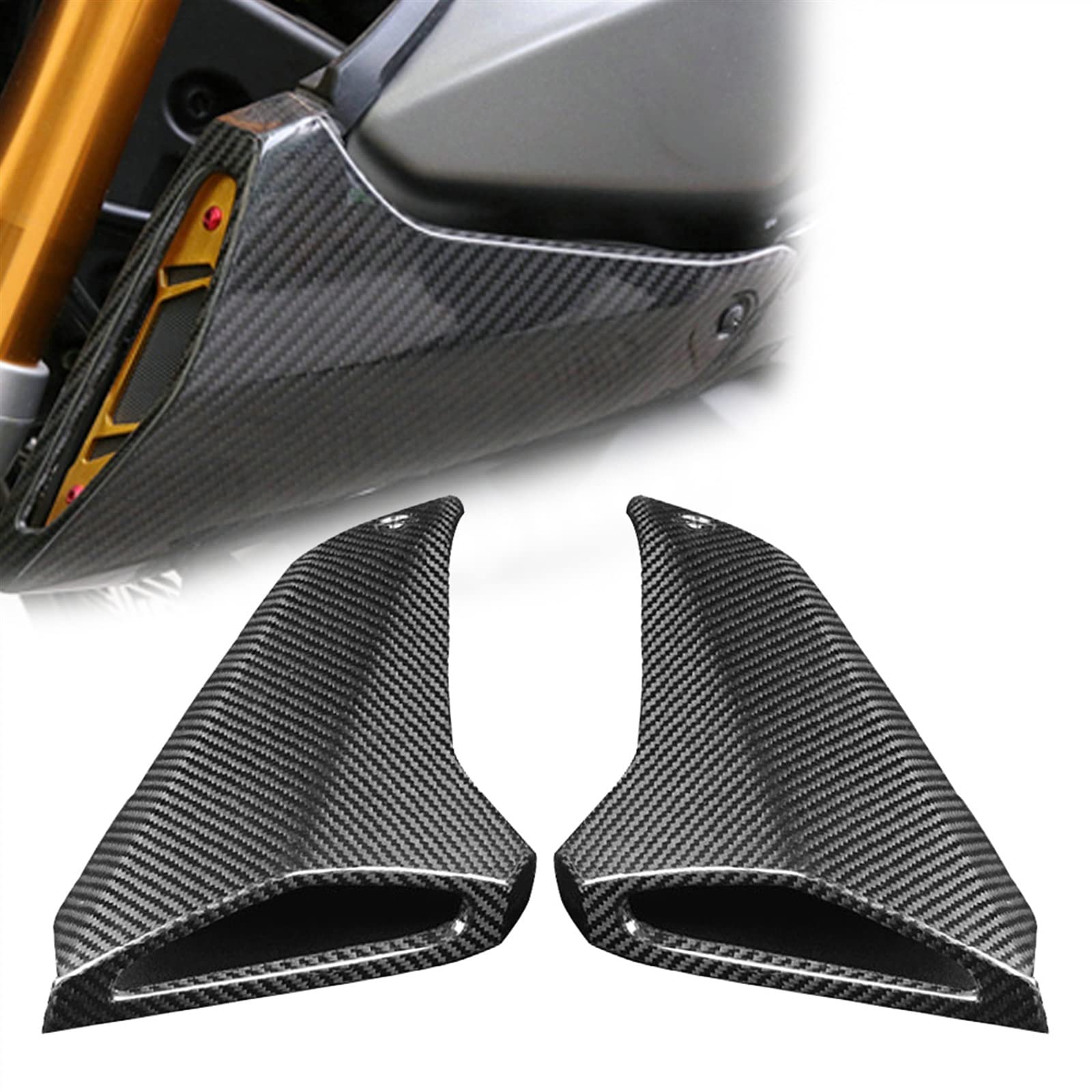 Protector de tubo de admisión de aire para Yamaha MT09 FZ09 accesorios de carbono
