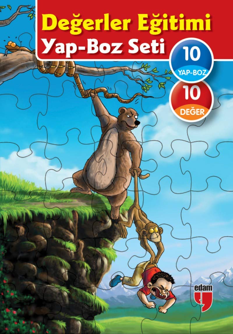 Değerler Eğitimi Yapboz Seti - 10 Adet Yapboz