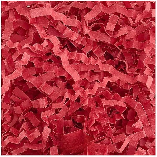 Brokatowa papierowa bibułka 100-500g marszczony papier cięty przyjazny brokatowy wypełniacz prezentowy Red 500g