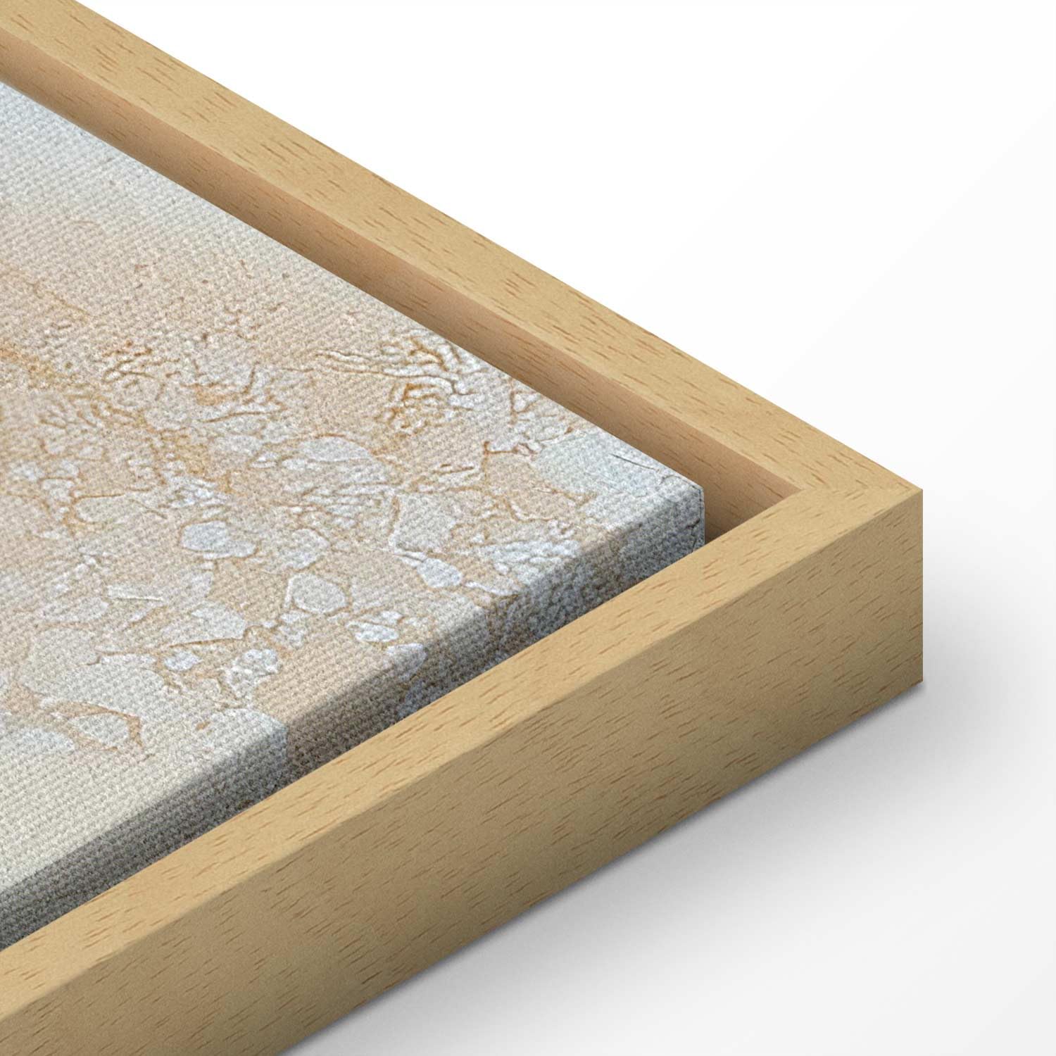 murando - Tableau Decoration Murale Fleurs Dorées Effet 3D 90x60 cm - Impression sur Toile avec Cadre - Art décoratif Moderne maison salon chambre - Tableau Mural b-H-10228-b-a