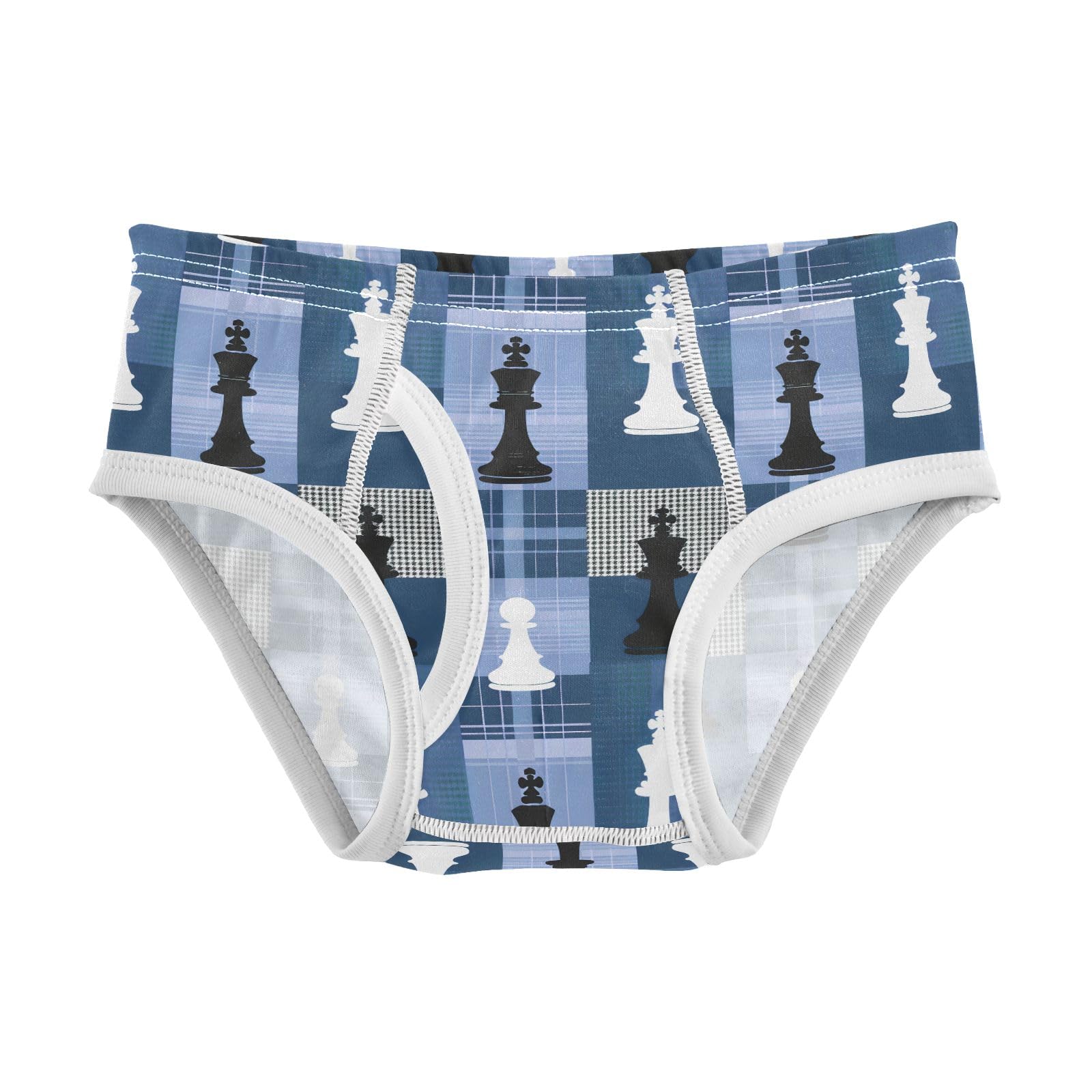 Boys Exclusive Briefs Toddler Underwear 95 Combed Cotton Boxerbriefs 2T Chess Blue Checkered