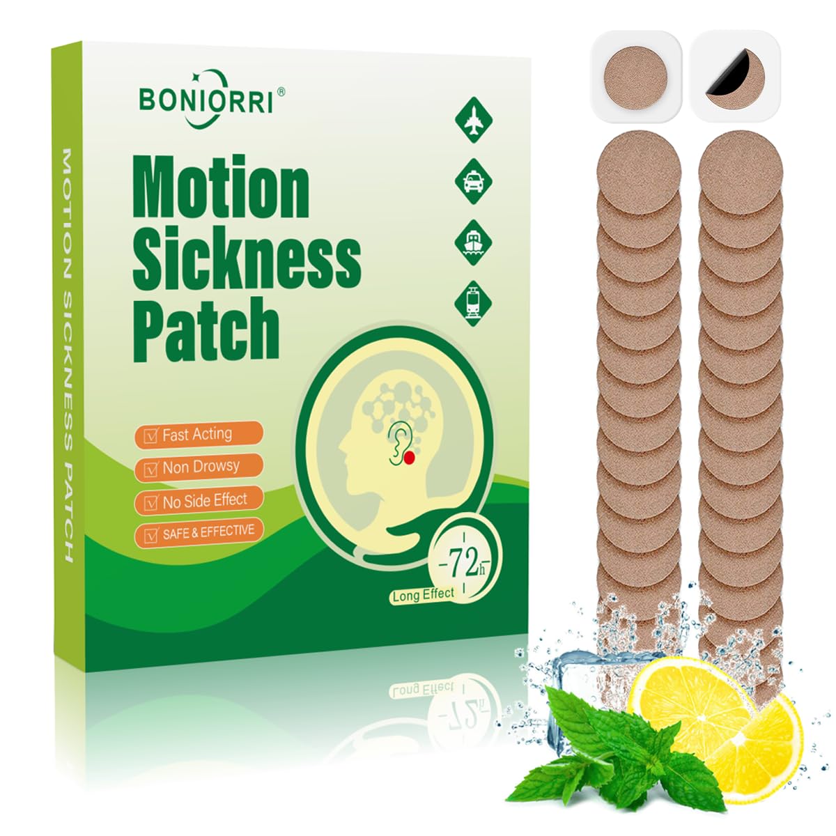 BONIORRI Motion Sickness Patches