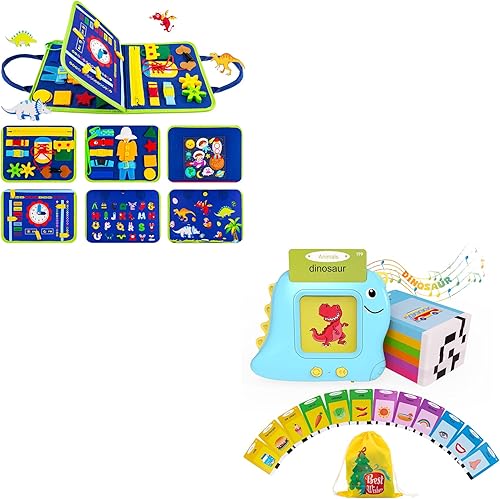 Tyholoo Juguetes para niños de más de 1 año de edad y tarjetas flash parlantes con 224 palabras de vista preescolar, juguetes de aprendizaje de