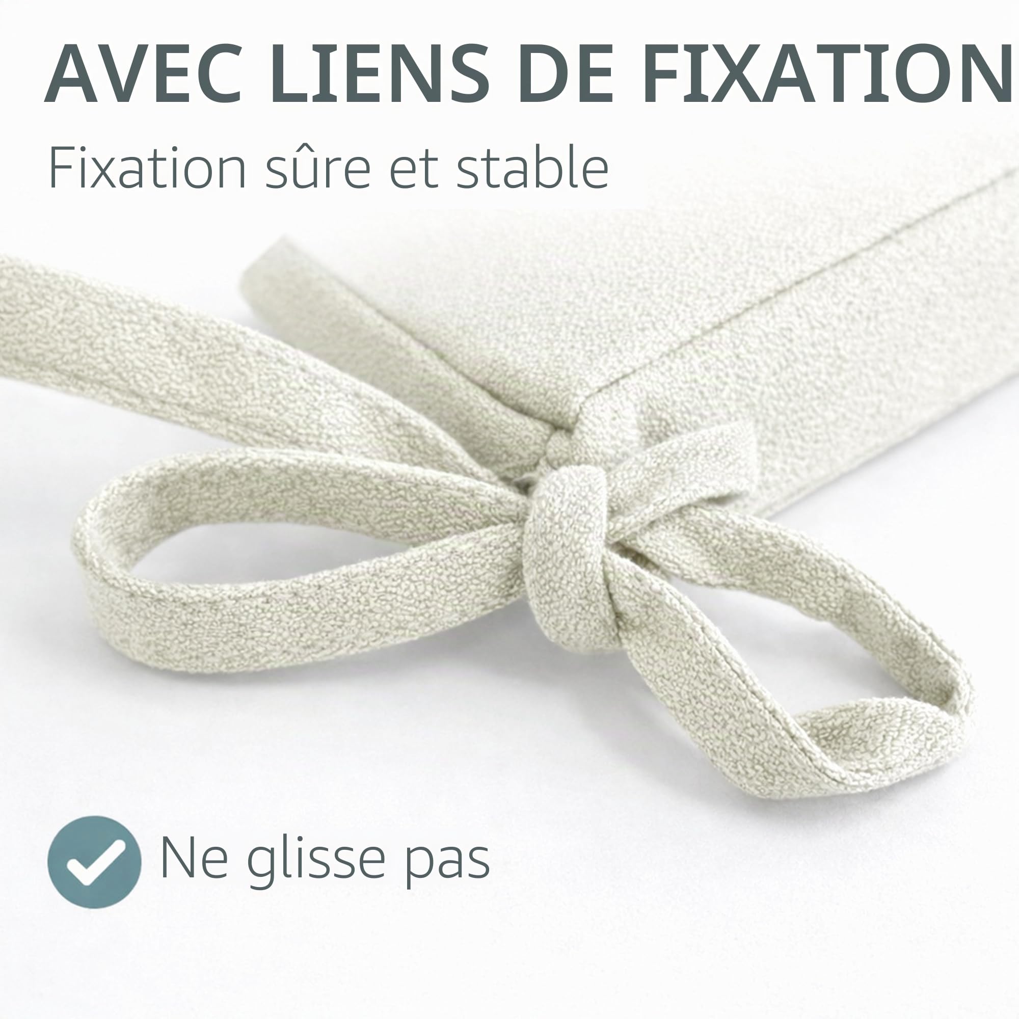 Lot de 6 coussins pour chaise 45 x 45 x 5 cm | Imperméable et facile à nettoyer | Avec sangles de fixation | Housse avec fermeture éclair amovible | Utilisation intérieure et extérieure | Idéal pour
