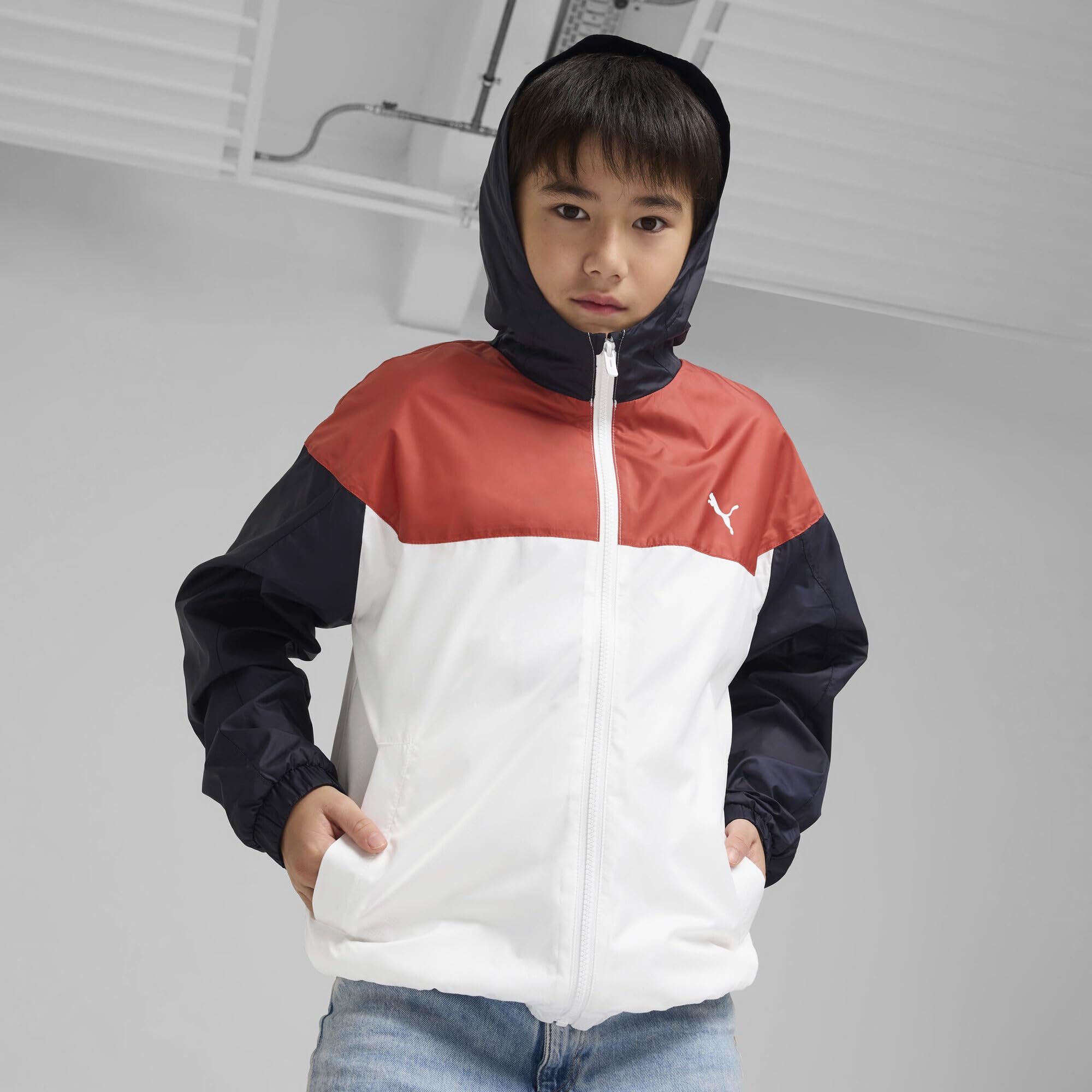 PUMA Unisex Kinder Mesh Lined Windbreaker Windjacken (1er Pack)