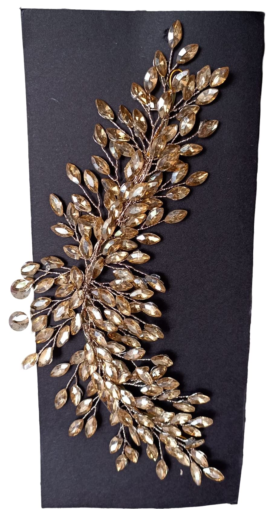Studded Designer Golden Hair Vine/Tiara/Hair Clip/Hair Pin Accessories/Headband For Women and Girls