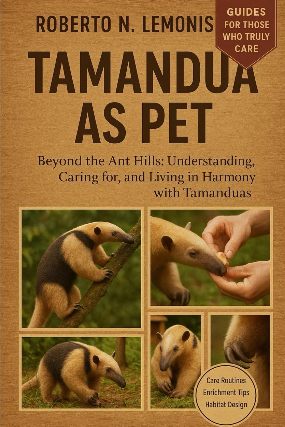 TAMANDUA AS PET: Beyond the Ant Hills: Understanding, Caring for, and Living in Harmony with Tamanduas