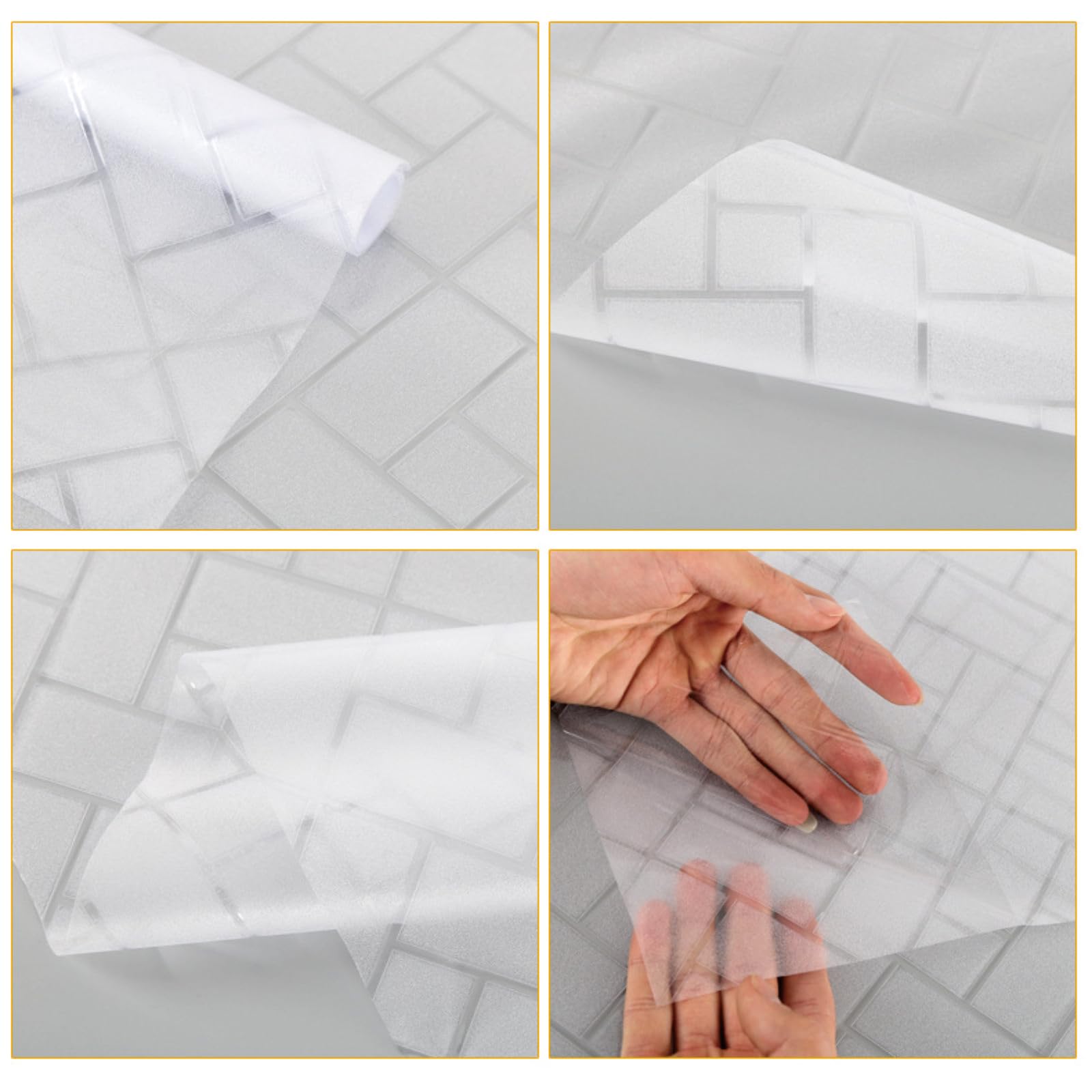 Folia Okienna Maskująca 90 x 910 cm Folia Elektrostatyczna (Bez Kleju) Promieniowaniem UV I Ciepłem Prywatności, Samoprzylepna Zapewniająca Prywatność Do Biura, ukośna siatka