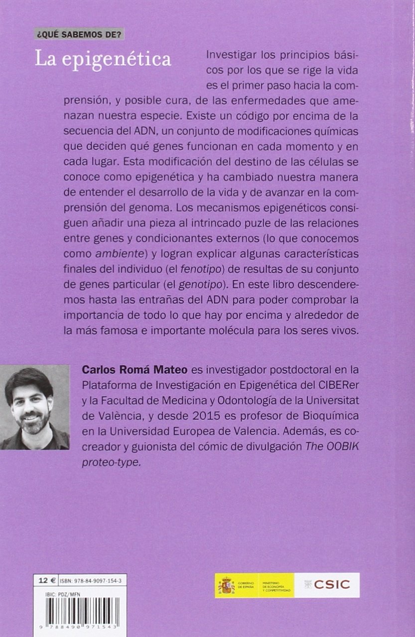 La Epigenética (QUE SABEMOS DE?)