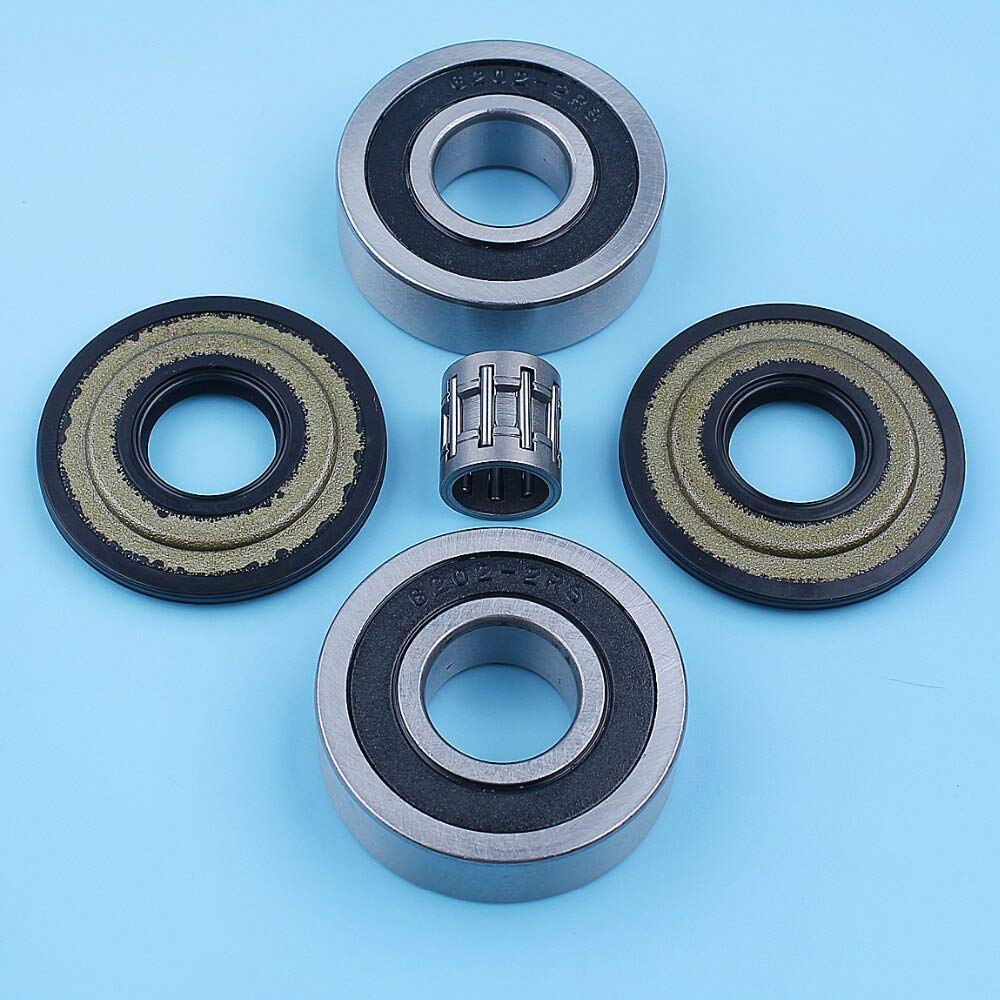 Kit cuscinetto a sfere albero motore paraolio cuscinetto ago per Husqvarna 445 445e II 450 Rancher 450e II motosega 544062001 pezzo di ricambio