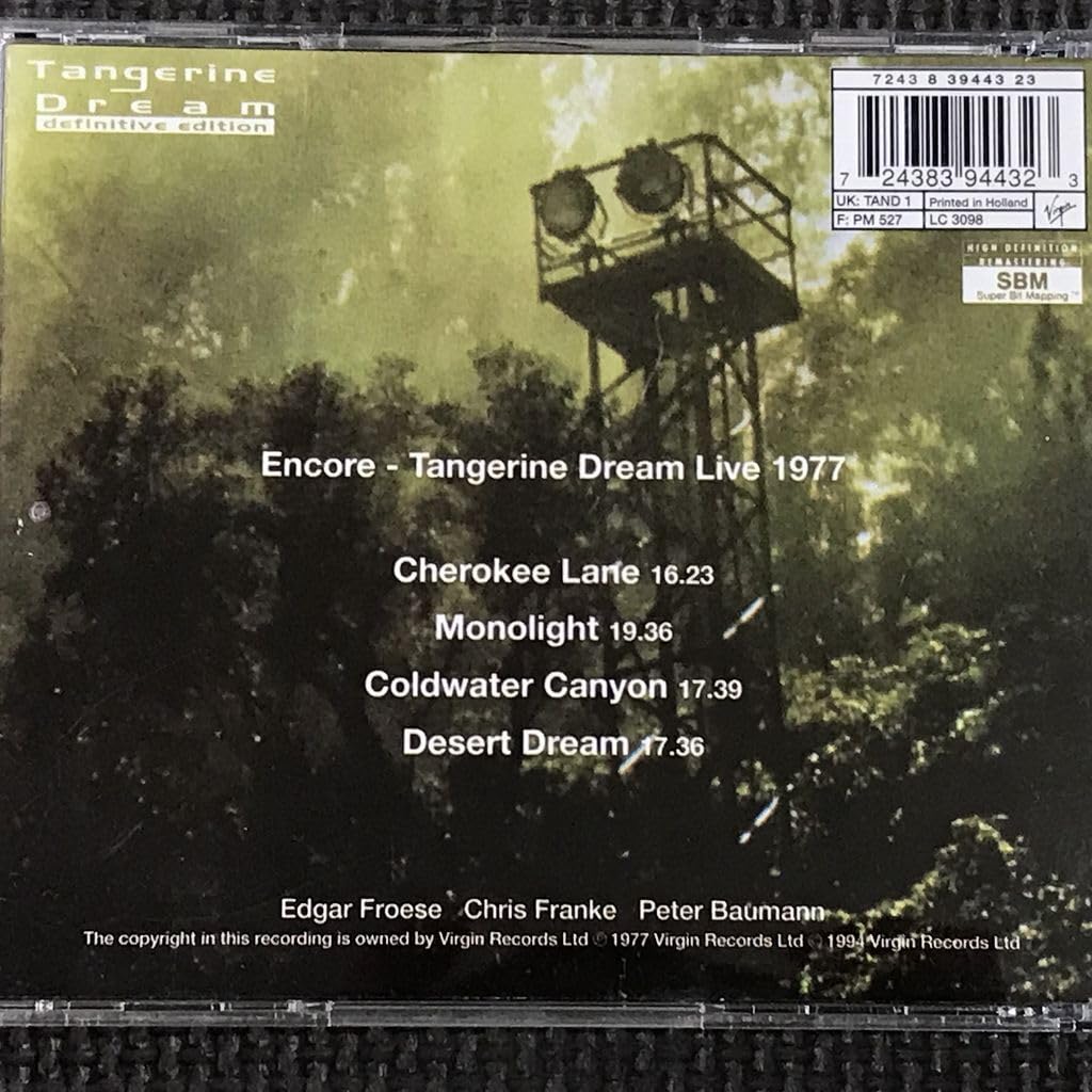 洋楽 Tangerine Dream Encore Live 61nmqtdOCYL._UF1000,1000_QL80_.jpg