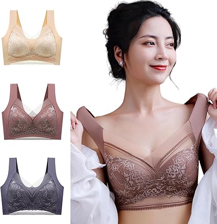 Amazon | [YunXiozy Star] ブラジャー 3枚セット 下着