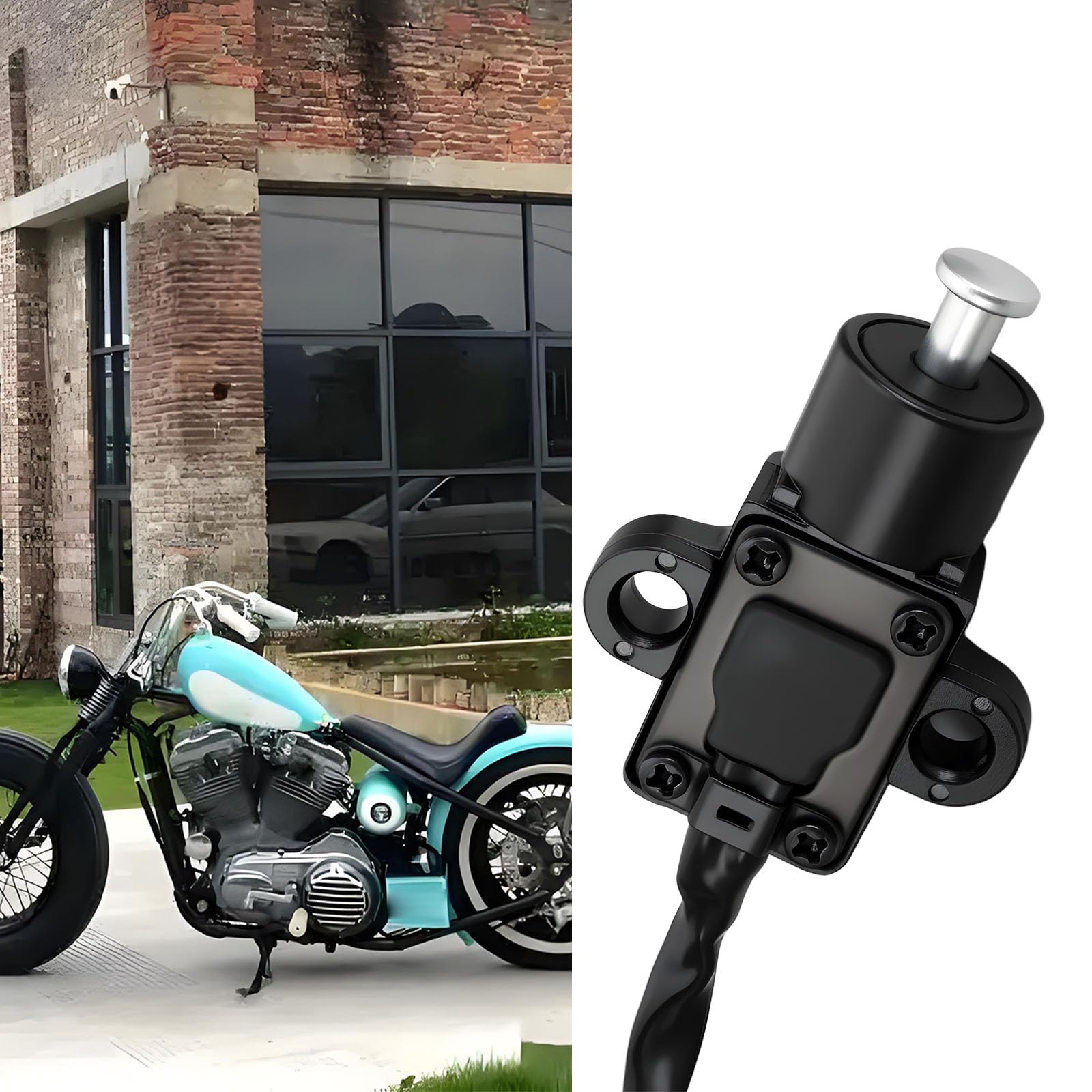 EMSea Interruttore Cavalletto Laterale Compatibile Con Kinroad XT50 Chopper Compatibile Con Regal Raptor 50ccm