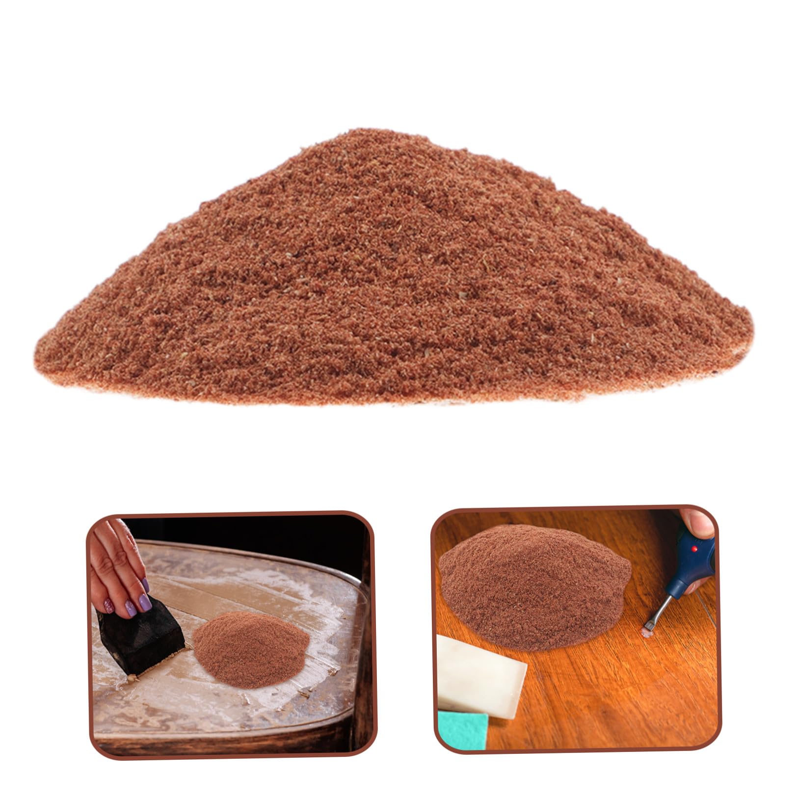 Anneome Mastic à Bois pour Réparation de Meubles en Séquoia 500 G – Poudre de Remplissage pour Trous et Fissures – Matériau Professionnel pour Restauration et Entretien du Bois Massif