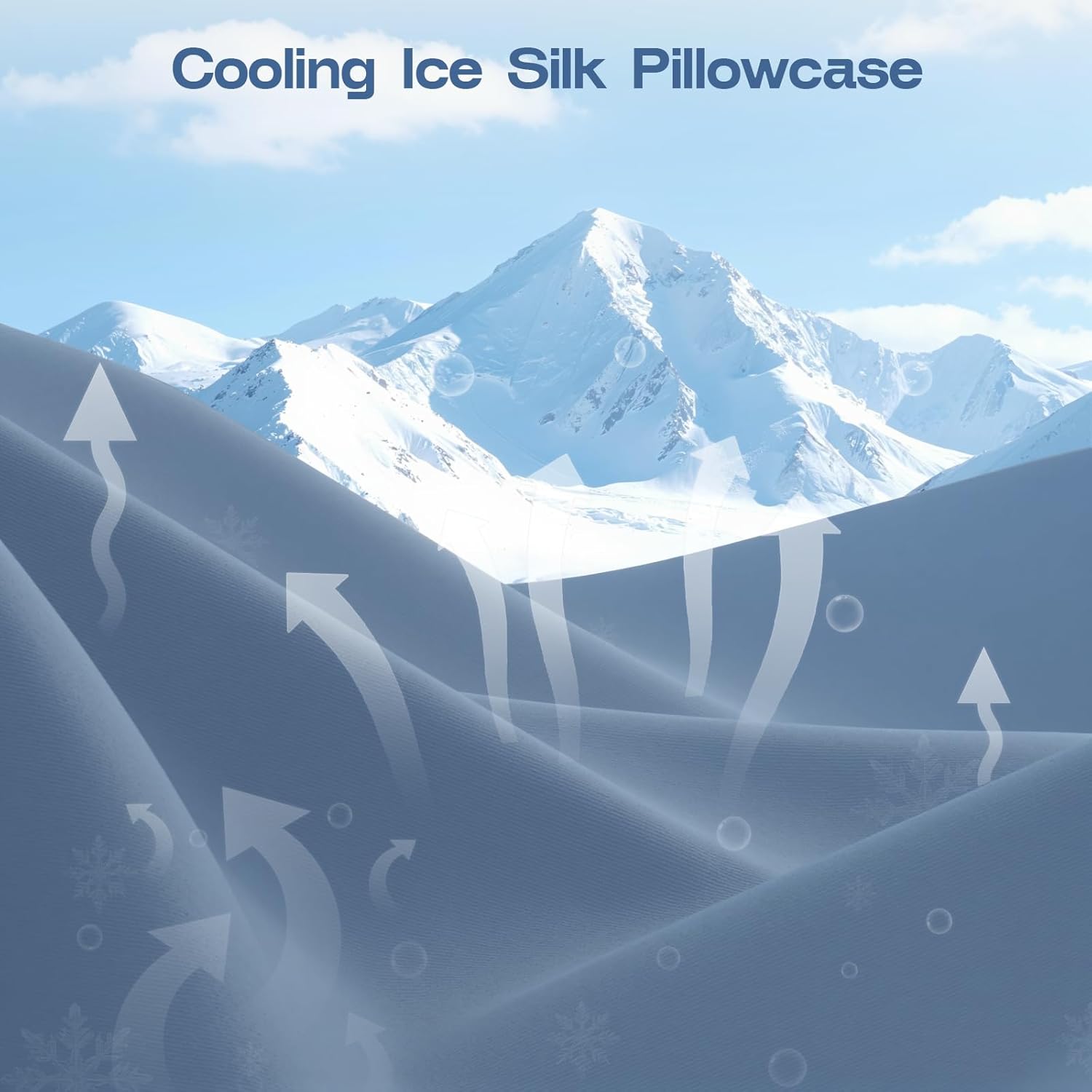 Knee Pillow for Side Sleepers - Cooling Pillows Between Legs for Side Sleeping - Large Memory Foam Knee Pillows for Hip Pain & Spine Alignment (Misty Blue) - Image 3