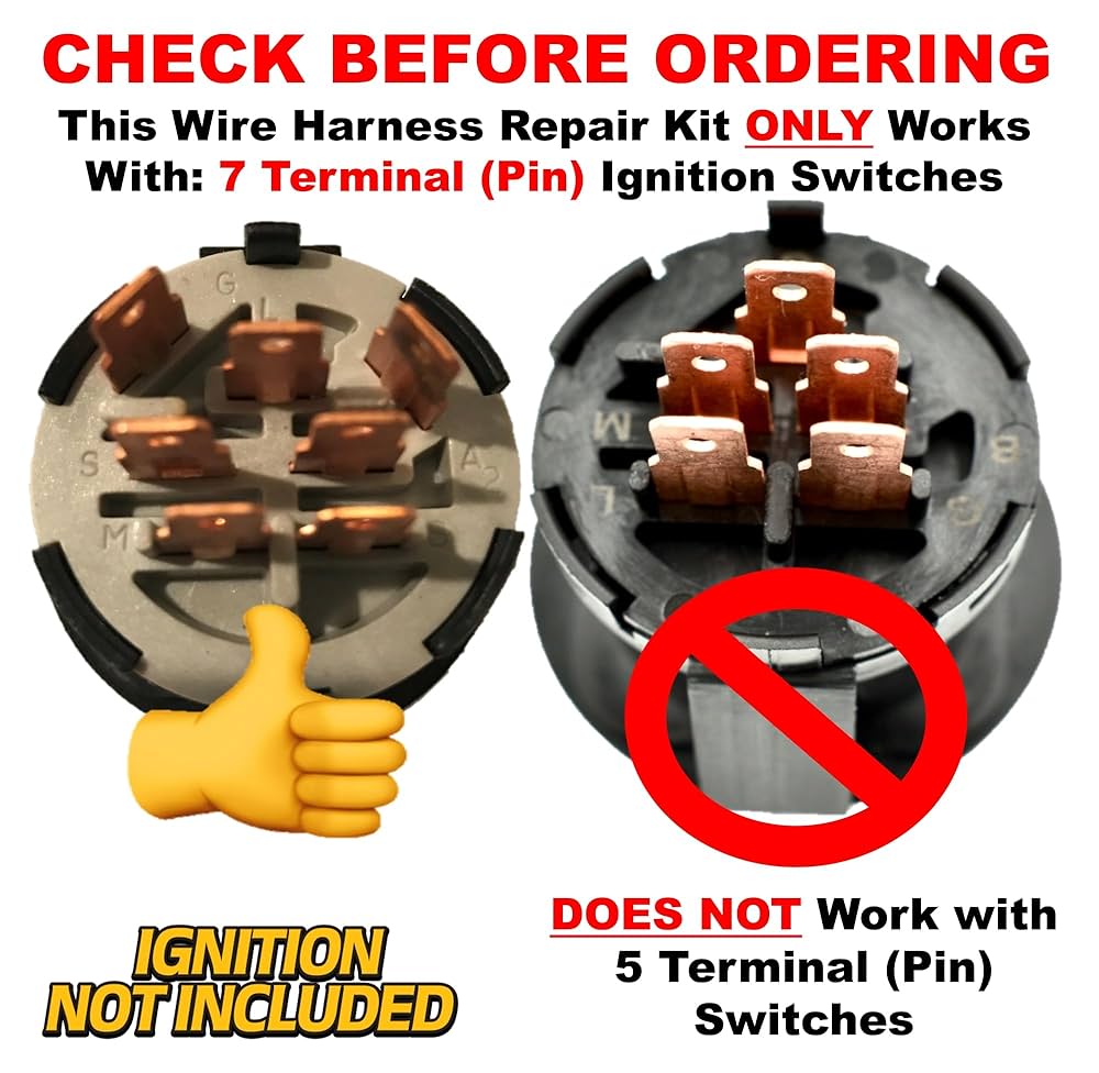 Amazon.com: HD Switch Wire Harness Repair Kit for Dixie