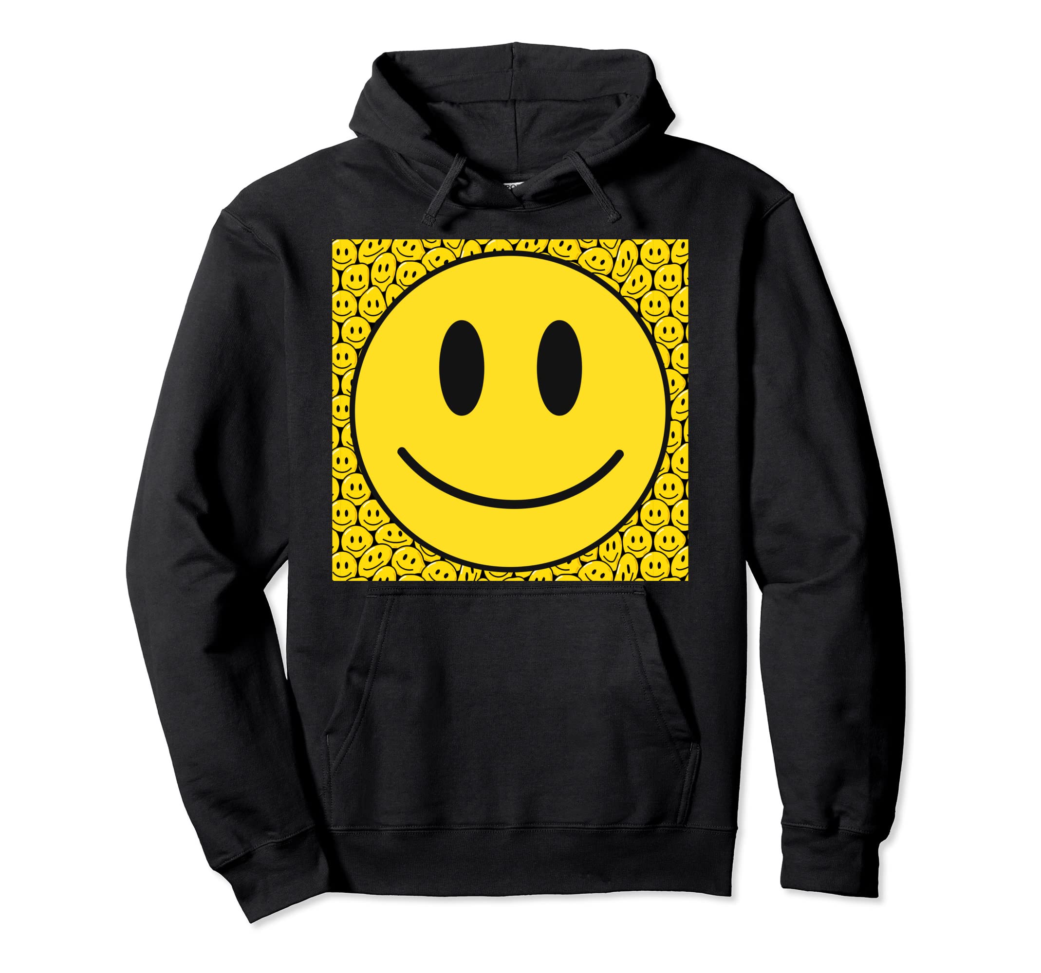Viv TrekSmiling Face Costume Happy Cute Smile Trendy Pullover Hoodie