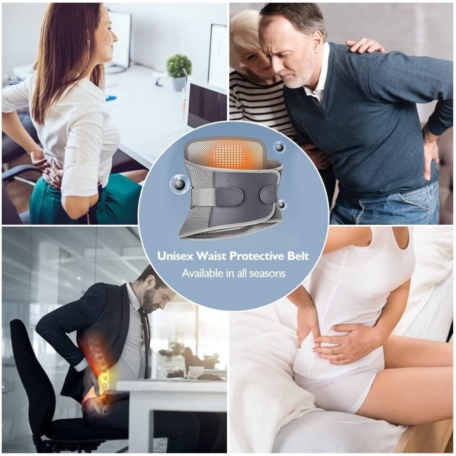 Moldeador De Cuerpo Y Control De Abdomen Cinturón De Soporte Lumbar Protección La Cintura Y Espalda Ortopédico para Columna Vertebral