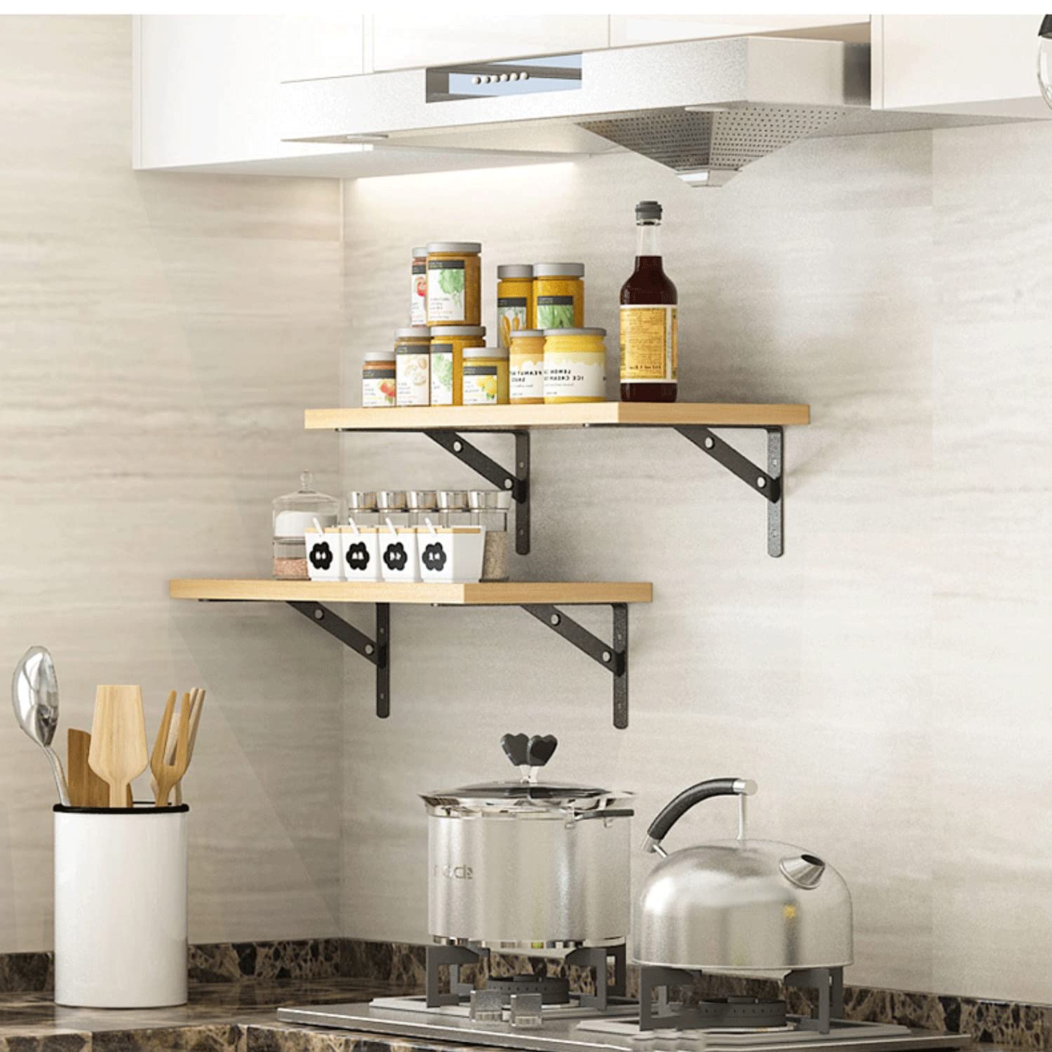Estante Flotante Con Marco Para Fotos | Organizador Pared Para Dormitorio, Sala O Cocina