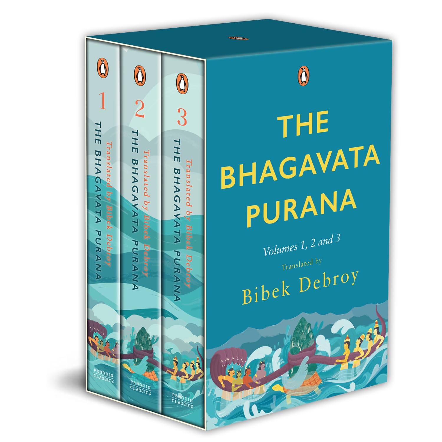 Bhagavata Purana: A Collectible Boxset of Volumes 1, 2 and 3 by Bibek Debroy: Hindu Mythology, Sacred Hindu Texts, Indian Philosophy & Spiritual Classics