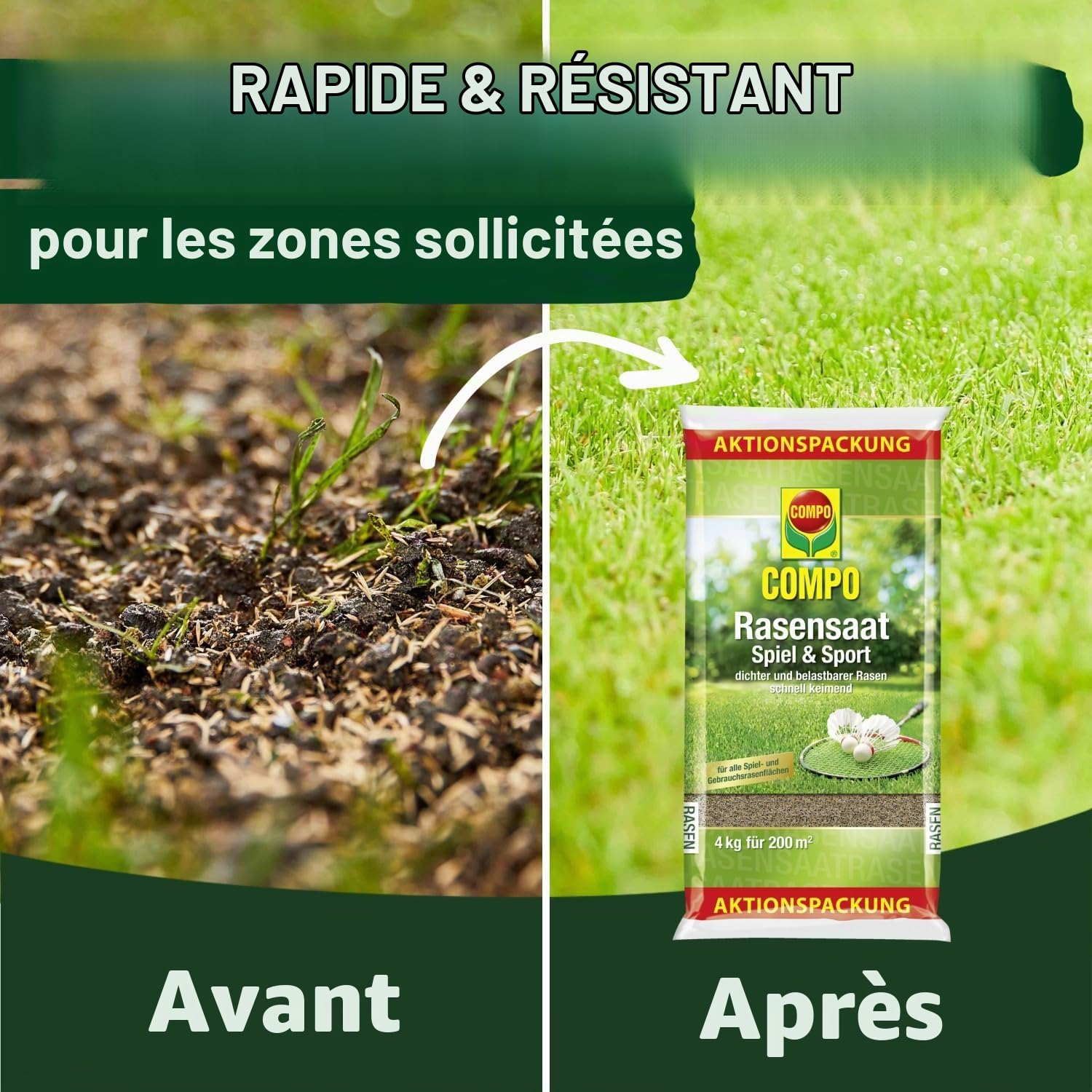 Compo Semences de Gazon - 4 kg