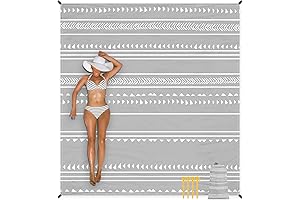 Extra Large Beach Mats Sand Proof for 8 Adults