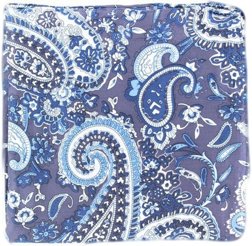 M&F Western 33"x33" Wild Rags Silk Paisley Scarf Bandana Blue One Size