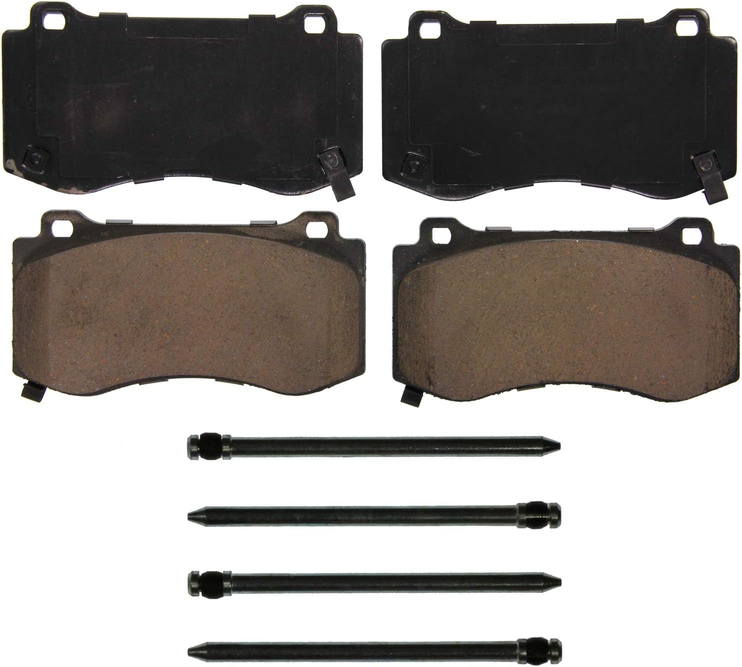 Wagner QS ZD1149 Disc Brake Pad Set, Chamfered Edges for Smooth, Quiet Stops, Fits 2006–2020 Dodge Charger, 2008–2020 Dodge Challenger