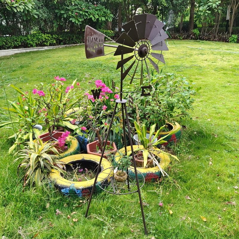 Amazon.co.jp: 【Russel】風車 かざぐるま 植木鉢 スタンド