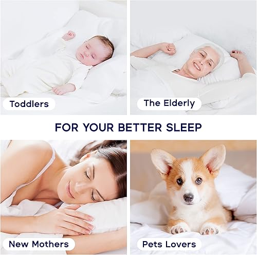 Miniatura 35 de SLEEP ZONE Funda acolchada para colchón tamaño Queen, suave y esponjosa, con bolsillo profundo de 8 a 21 pulgadas, tamaño Queen Protector de colchón