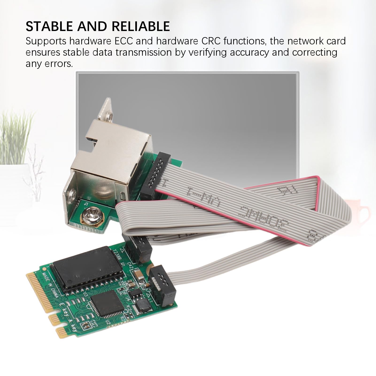 Adaptateur Ethernet M.2 A+E Key 2.5G, Carte Réseau Ethernet RJ45 Gigabit RTL8125B, pour 7/8/8.1/10, Serveur 2008/2012/2016, pour Linux