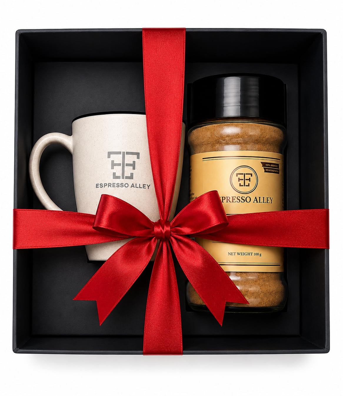 ESPRESSO ALLEY Vanilla Dusk Coffee Gift Set with Eco-Friendly Husk Mug | Premium Flavoured Coffee Gift Box-image-7