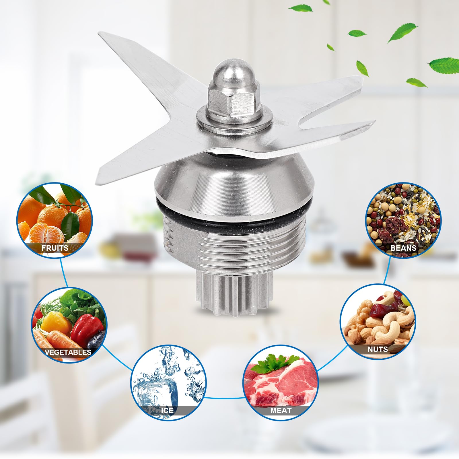 Stainless Steel Vitamix Blender Blade Replacement Vita Mix Blender