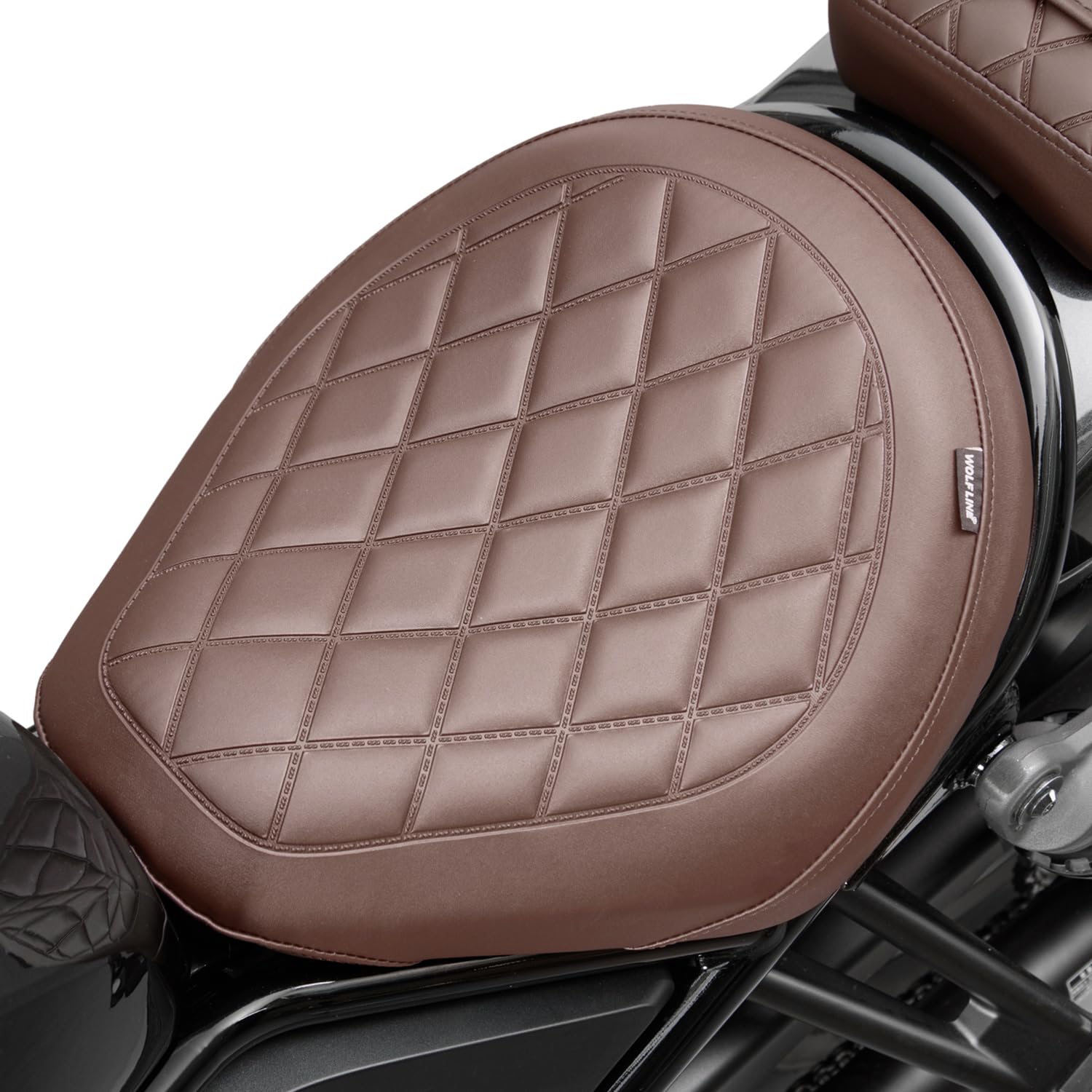 Sitzbank Sattel Sitz kompatibel mit CMX 1100 Rebel 2021-2026, Motorrad Fahrer Komfortsitz Sitzkissen, Mattbraun‌