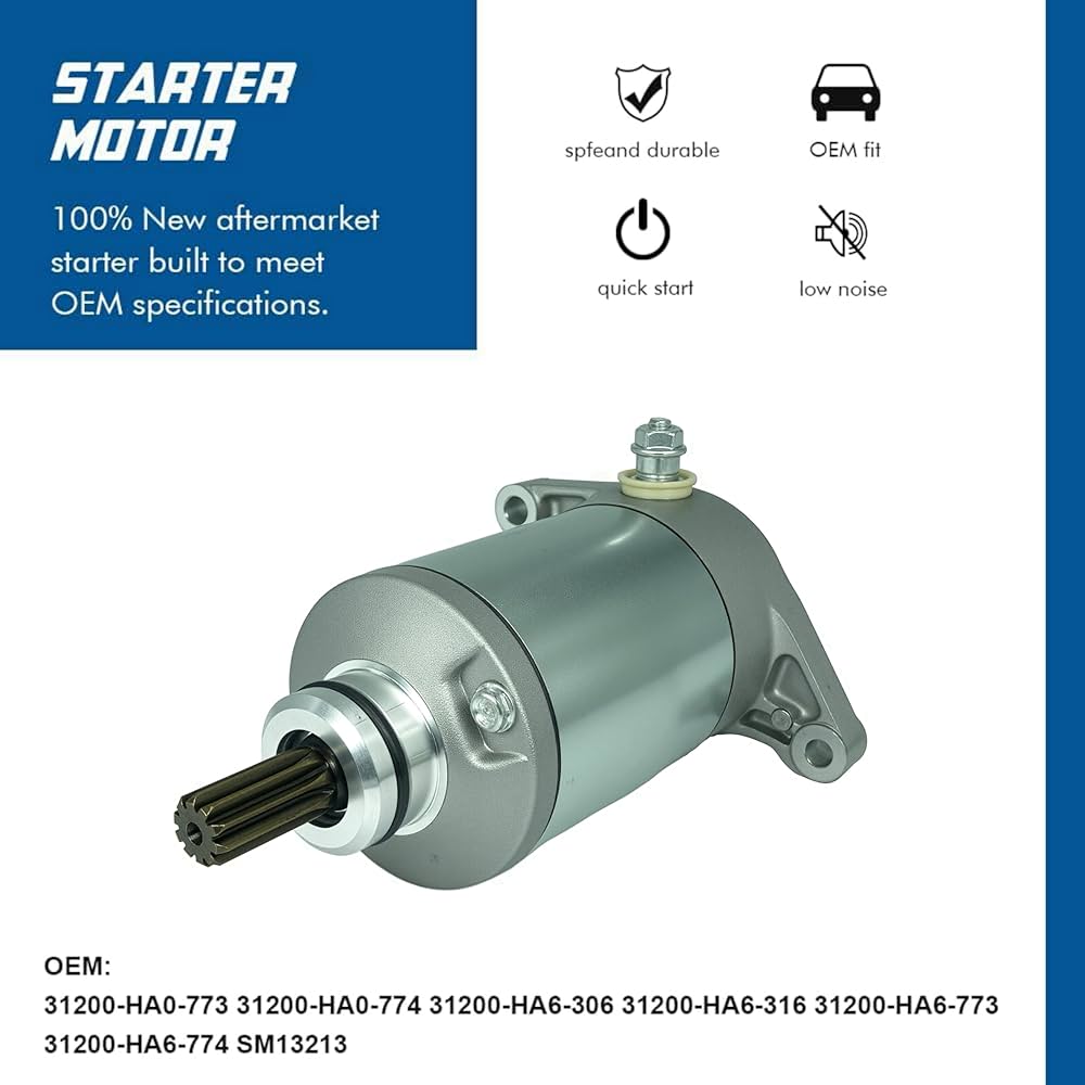 きよしろ　DAYSTART New Starter Motor For 1987-2005 Suzuki QuadRunner King Quad