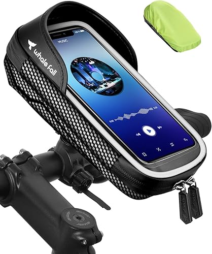 whale fall Soporte de teléfono para bicicleta impermeable, 2023, bolsa giratoria de 360, soporte para teléfono para bicicleta, soporte de teléfono