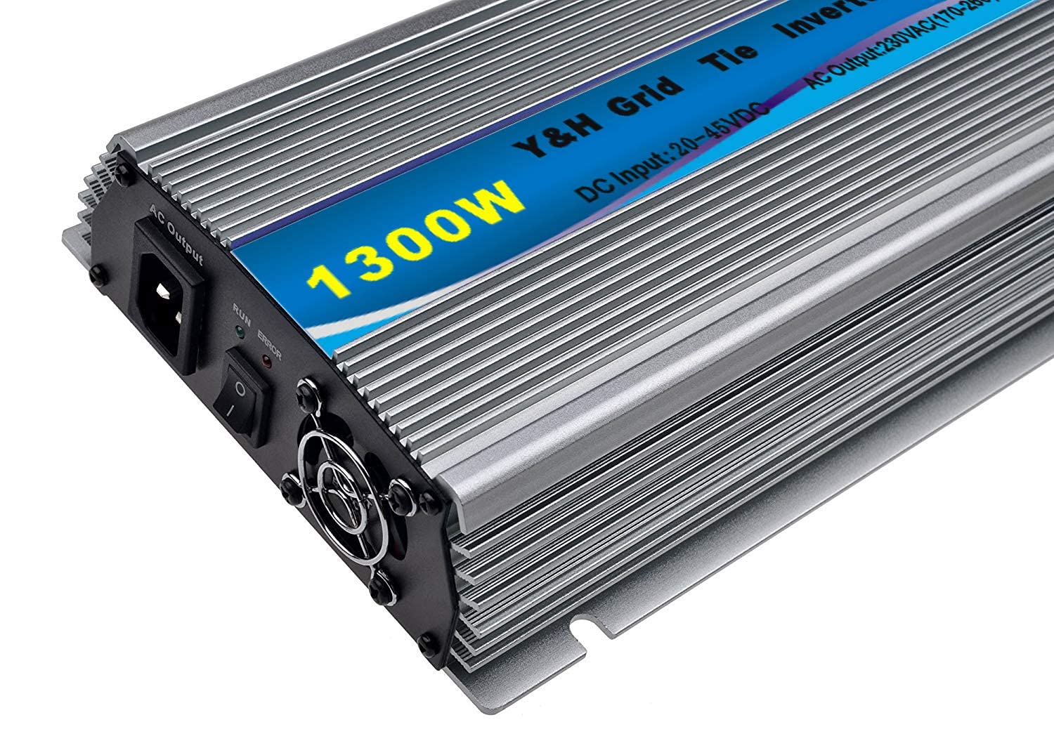 Ailao Fotovoltaïsche omvormer 1000W MPPT Solar Grid Tie Inverter 1000W MPPT Micro Grid Tie omvormer voor fotovoltaïsche zonnemodules 24V instelbare batterij ontlading AC 220V