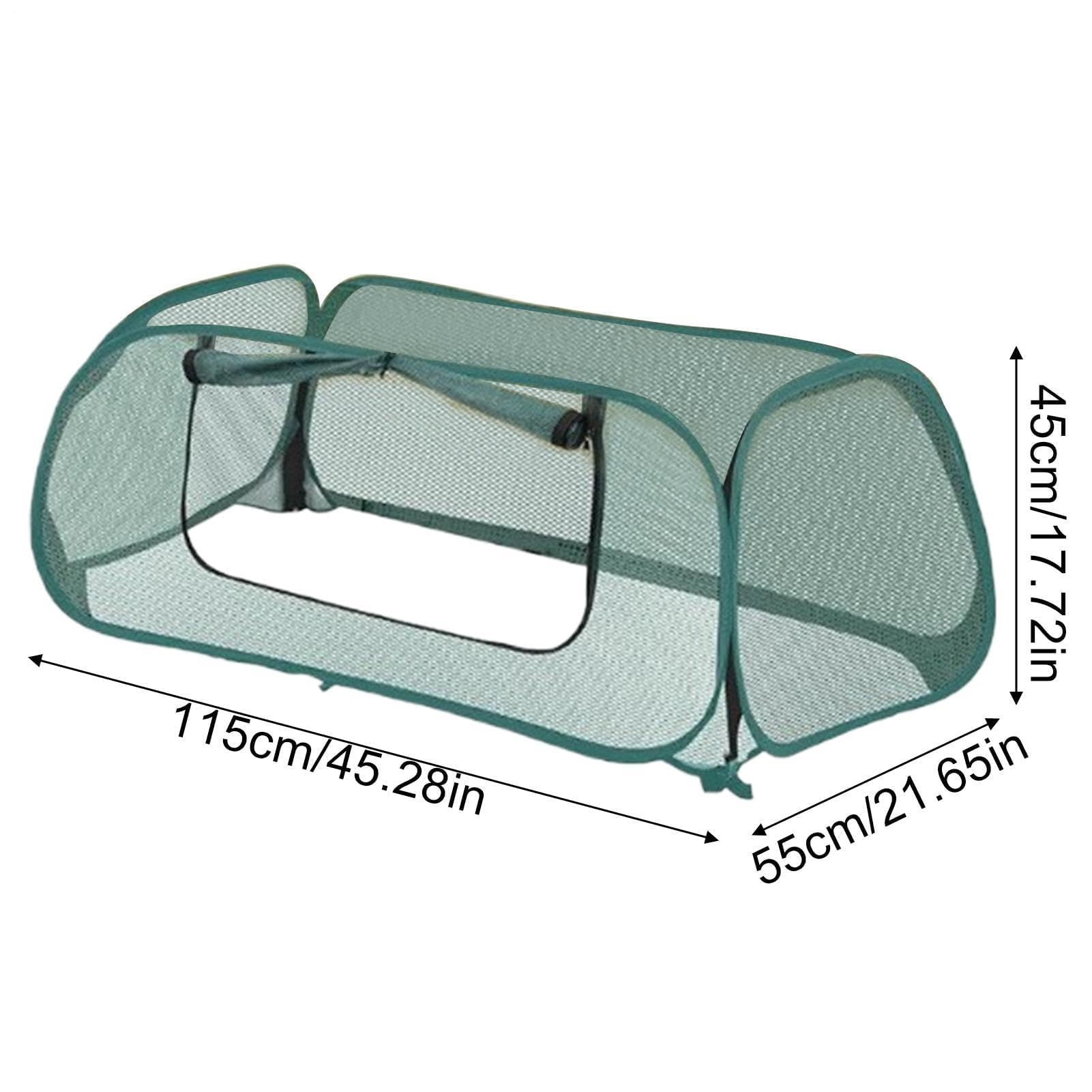 Pop-Up Siatkowe pokrowce na rośliny, składane klatki na owoce do ogrodu, duży namiot chroniący przed ptakami, siatka na warzywa i owoce, 115 x 55 x 45 cm, 2 szt