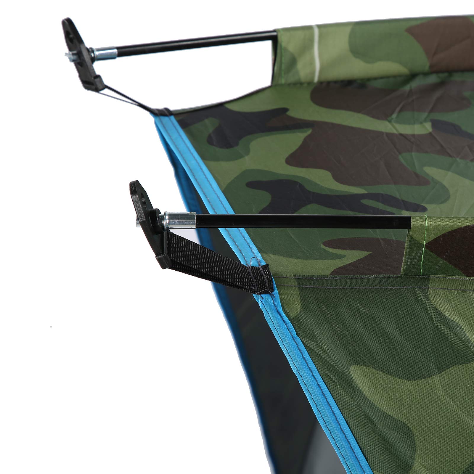 2 Personne Portable Camouflage Fishing Shelter Tent Sunshade Camping Tente étanche ventilée pour la pêche à la pêche Camping